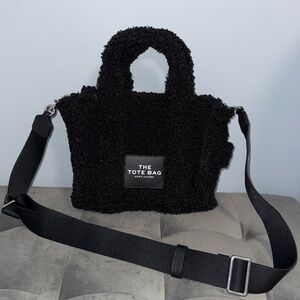 Marc Jacobs Black Textured Tote Bag
